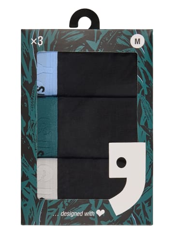 Happy Shorts Boxer Jersey in Schwarz