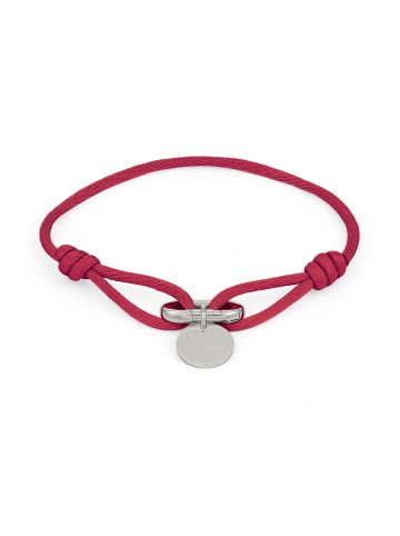 Copenhagen Studios Armband Fabric Link in burgundy