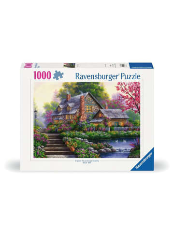 Ravensburger Ravensburger Puzzle 1.000 Teile Romantisches Cottage in bunt