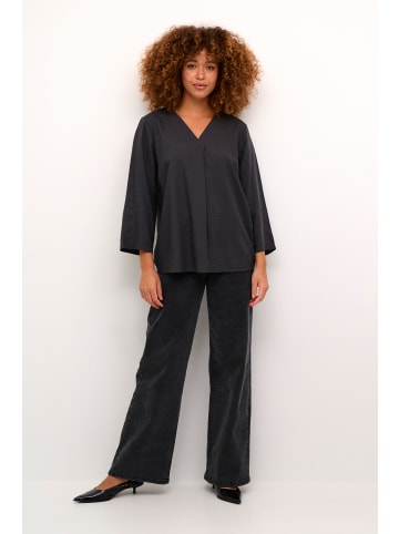 Kaffe Langarm-Bluse KAelsa in Black Oyster
