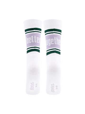 ewers Socken "better together" in weiß