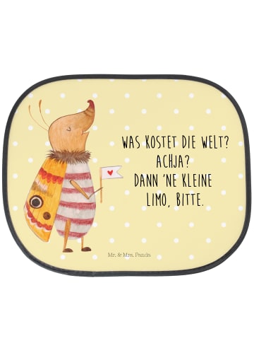Mr. & Mrs. Panda Sonnenblende Nachtfalter Fähnchen mit Spruch in Gelb Pastell