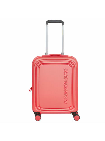 Mandarina Duck Logoduck+ - 4-Rollen-Kabinentrolley 52 cm erw. in cayenne