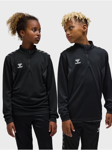 Hummel Halbreißverschluss Jacke Hmlauthentic Kinder in BLACK