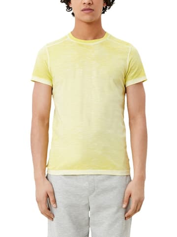 Q/S designed by Rundhals T-Shirt für Herren in gelb