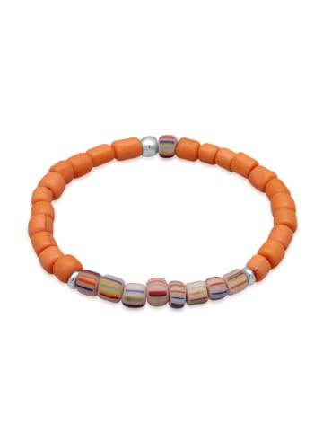 Elli Armband 925 Sterling Silber Kugel in Orange