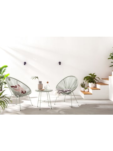 home24 Sitzgruppe Copacabana 3-teilig in Salbei