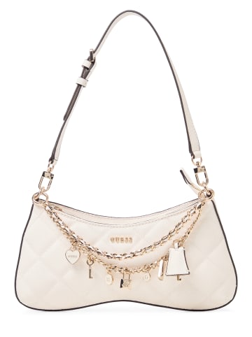 Guess Schultertasche Libby in ecru - 0002