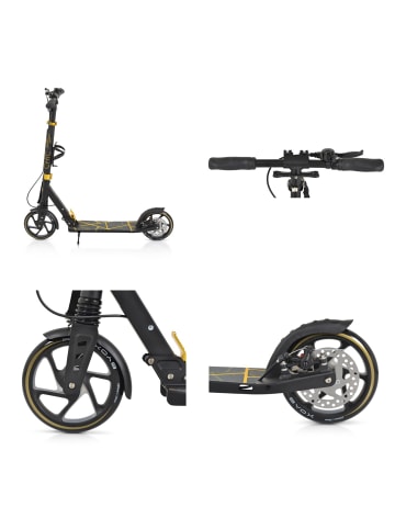 Byox Kinderroller Chic PU-Räder in schwarz