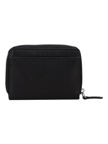 Jost Odense Geldbörse RFID Schutz Leder 10 cm in black