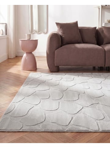 Beliani Kurzflor KAWI in Grau - (W) 160 x (L) 230 cm