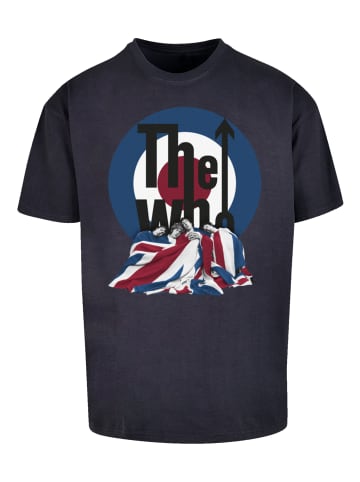 F4NT4STIC Heavy Oversize T-Shirt The Who Flag Blanket in marineblau