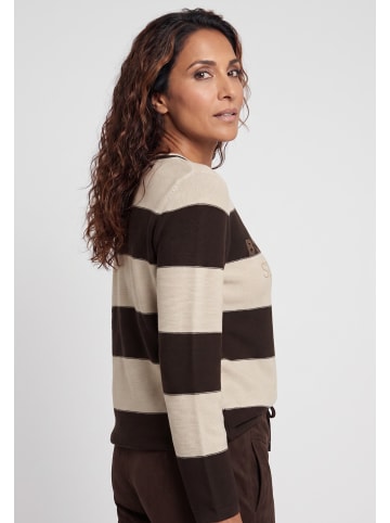 Olsen Strickpullover in Coffee Bean