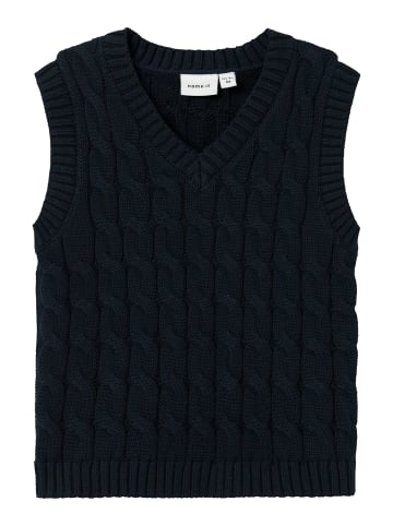 name it Pullunder NMMREMON KNIT SLIPOVER in dark sapphire