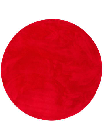 Pergamon Kinderteppich Pearl Rund in rot