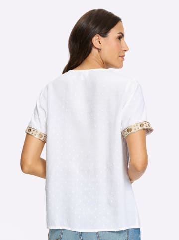 WITT WEIDEN Kurzarm-Bluse in ecru