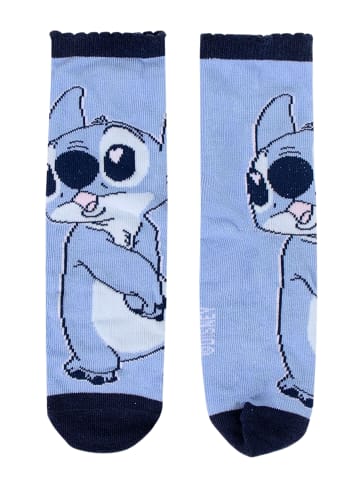 Lilo & Stitch 4er - Pack Kindersocken Disney Stitch & Angel Geschenkset mit Spardose in Bunt