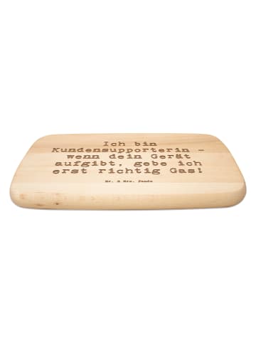 Mr. & Mrs. Panda Holz Servierbrett Spruch Kundensupporterin Powe... in Transparent