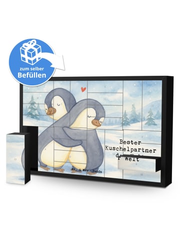 Mr. & Mrs. Panda Befüllbarer Adventskalender Pinguin Bester Kusc... in Weiß
