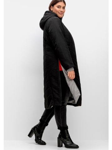 sheego Steppmantel in schwarz