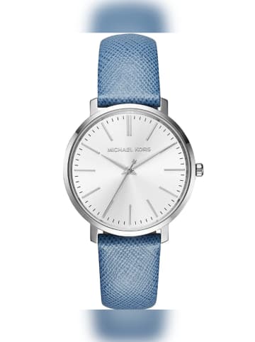 Michael Kors Damenuhr in Blau, Lederarmband, Modell: MK2495 Jaryn Lady