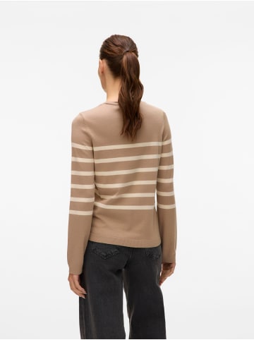 Vero Moda Strickpullover in Silver Mink