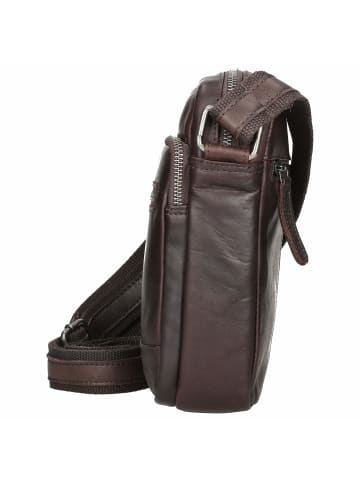 The Chesterfield Brand Birmingham - Umhängetasche M 21.5 cm (black) in braun