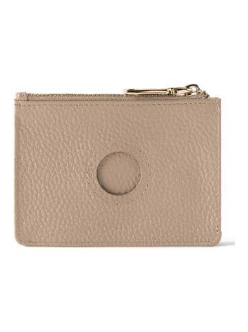 Lazarotti Bologna Leather Schlüsseletui Cardholder Leder 11,5 cm mit Air Tag Fach in sand