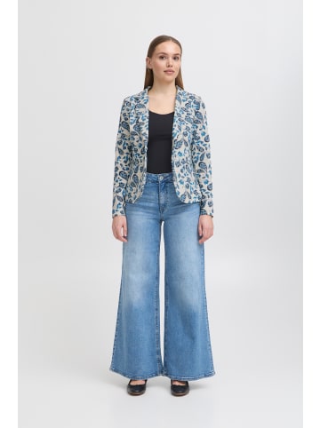 ICHI IHKate regular fit in Baleine Blue Aop