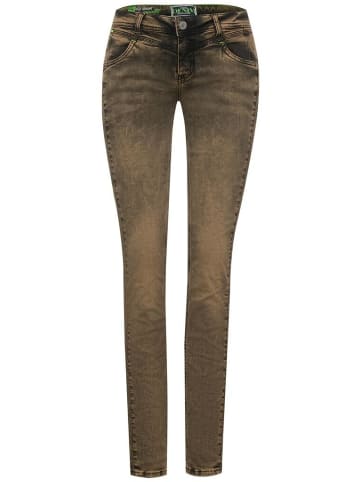 Street One Jeans in nu sand black denim overdye