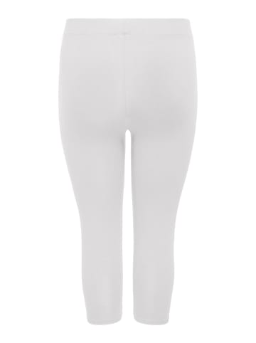 ONLY Carmakoma 2er-SET Leggings 3/4 Stretch Hose Übergrößen in Weiß