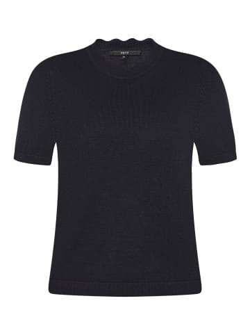 Zero  Strickpullover mit Wellenstruktur in Deep Sky