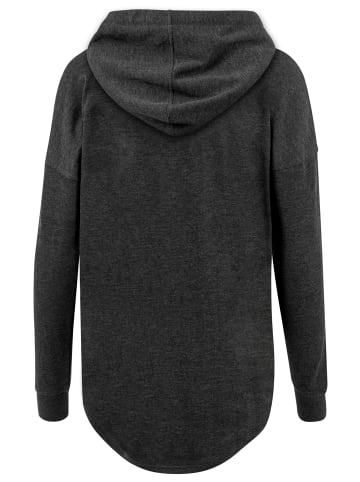 F4NT4STIC Oversized Hoodie Red Nose Weihnachten in charcoal