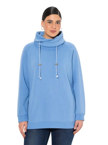 Ulla Popken Sweatshirt in helle kornblume