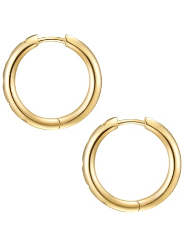 Glanzstücke München Ohrringe aus Sterling Silber mit Zirkonia in gelbgold