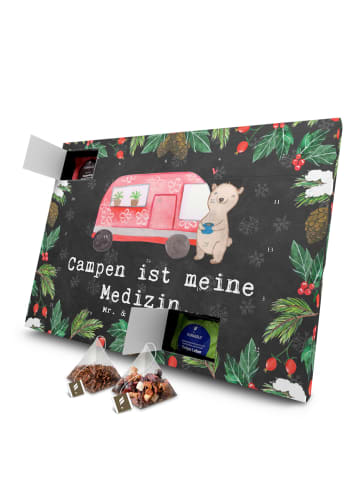 Mr. & Mrs. Panda Tee Adventskalender Bär Camper mit Spruch in Kreidetafel