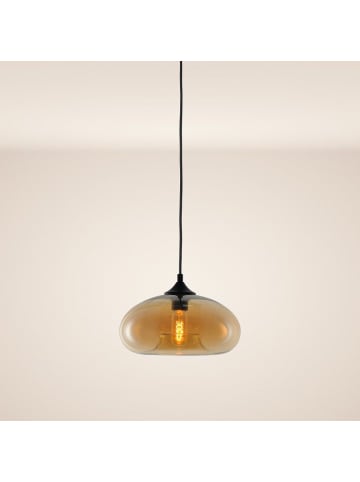 s.LUCE Glas-Pendelleuchte Cruet Up & Low in Amber