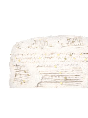 Kayoom Sitzkissen Pouf Bohist 50cm x 50cm boho in creme - khaki