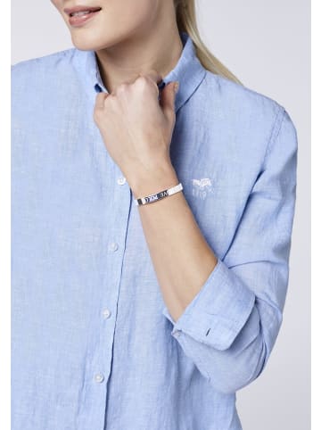 Polo Sylt Armreif mit Schriftzug-Gravur in Metallic