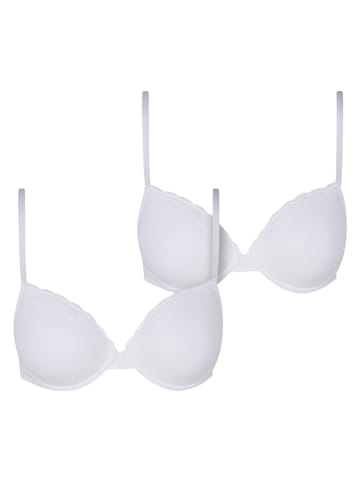 Urban Classics Padded Bra in white+white