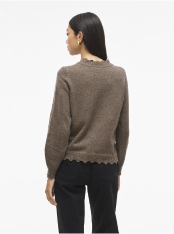 Vila Pullover in taupe - 0001