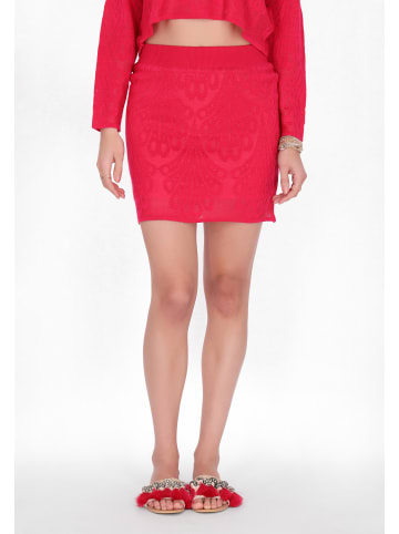 IZIA Women Skirt in fuchsia