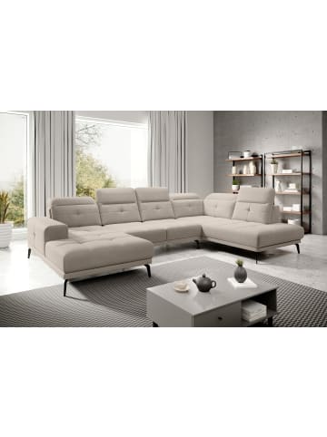 MF Design Brita Recamiere Rechts in Mushroom -  (L) 205 x (B) 350 x (H) 107 cm