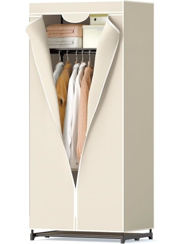 COSTWAY Kleiderschrank in Beige