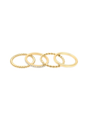 s.Oliver Ring Timeless Spark in gold