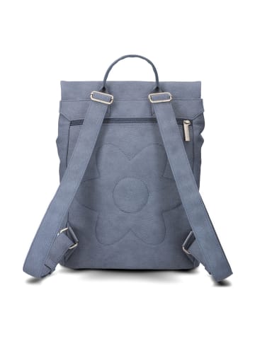 Zwei Mademoiselle.M Daypack 35 cm Laptopfach in nubuk sky