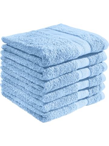 REDBEST Frottier Handtuch 6er-Pack Chicago in hellblau