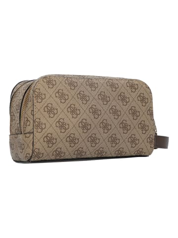 Guess Milano Kulturbeutel 21 cm in beige-brown