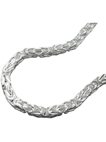 Gallay Kette ca.4mm Königskette vierkant glänzend Silber 925 50cm in silber