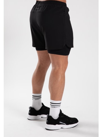 Gorilla Wear Cortez 2-In-1 Shorts - Schwarz